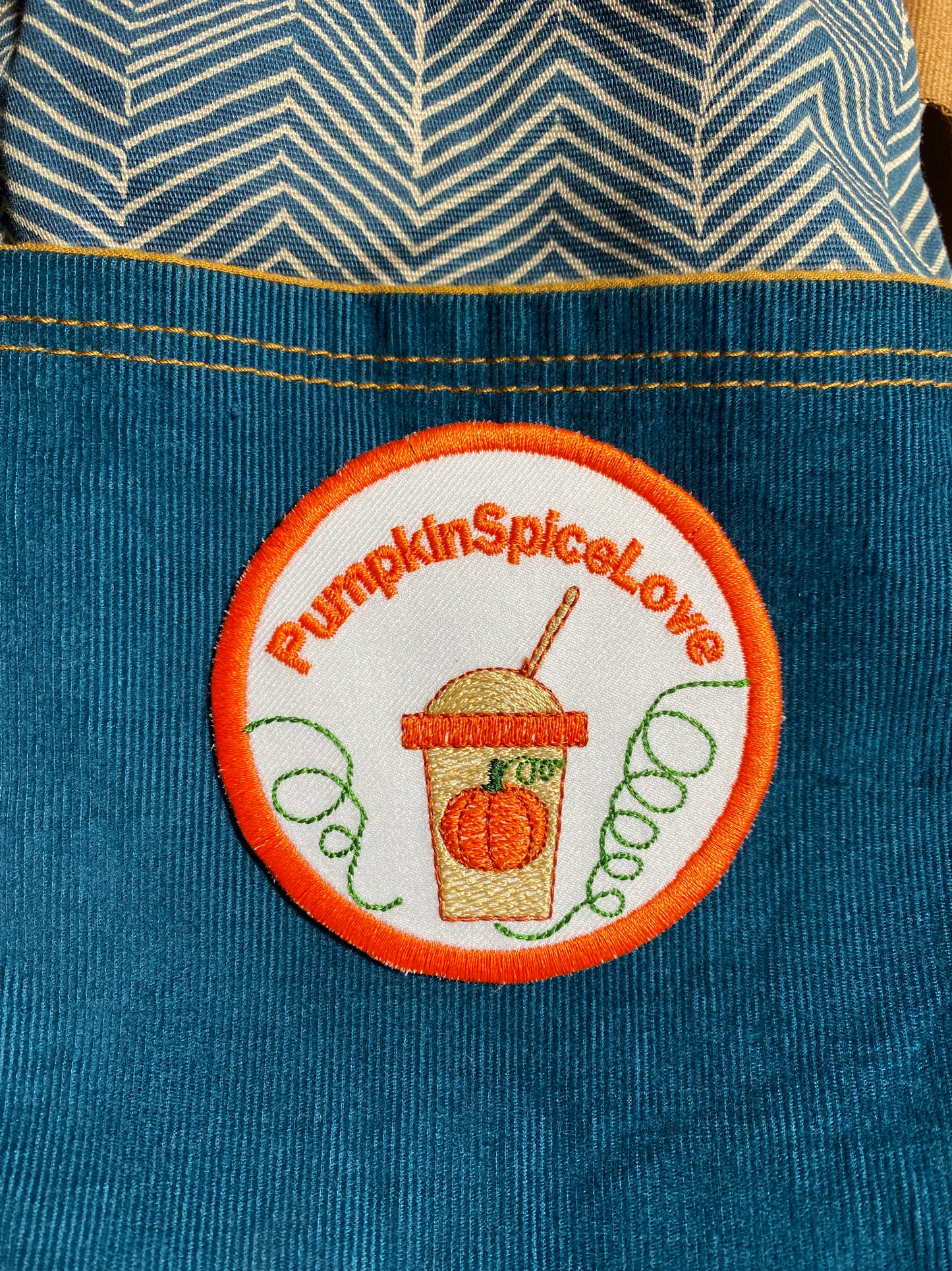 Patch: Pumpkin Spice Latte Love - Größe wählbar (SUMa)