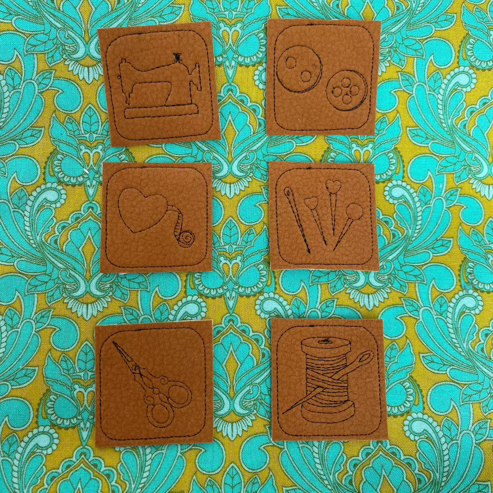 Statement Patches: Symbole Nähen (Set2)