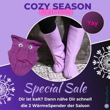 Laden Sie das Bild in den Galerie-Viewer, SM Set: Bundle aus WolkenWandler KuschelPuschen & HoodieHalswärmer - Schnittmuster (ohne Lizenz)