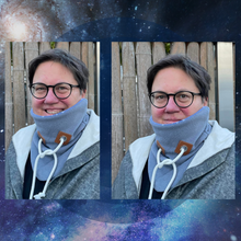 Laden Sie das Bild in den Galerie-Viewer, SM: Bundle: HoodieHalswärmer - 5in1 Schnittmuster + Stickdatei + Lizenz