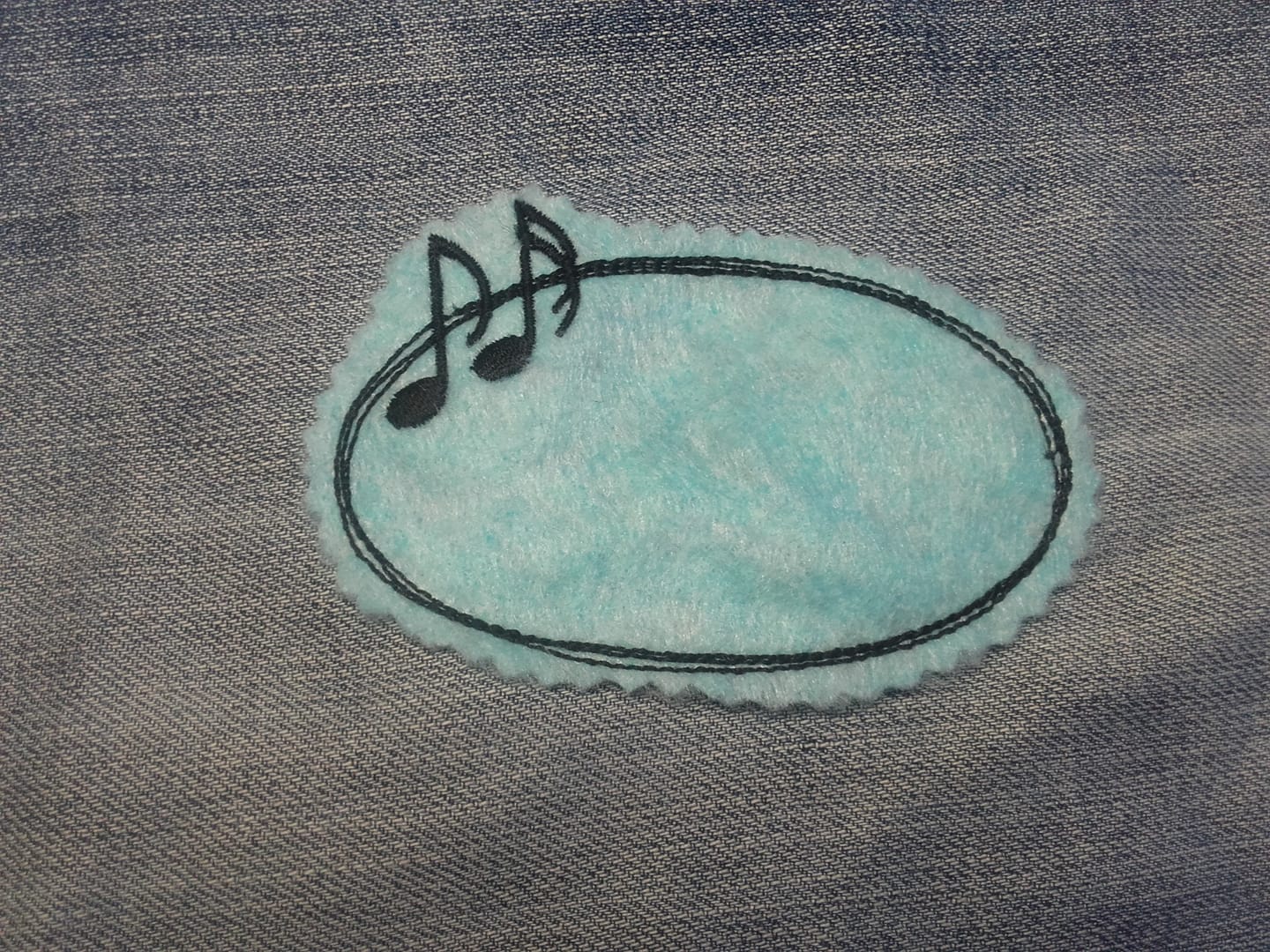 SD: Doodle Rahmen oval Noten