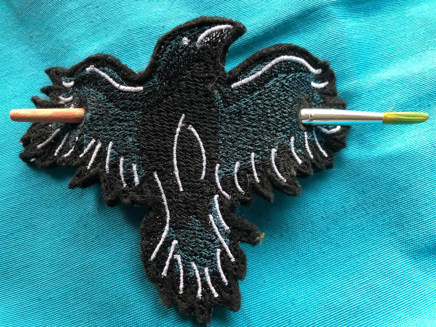SD: Haarschmuck ITH Rabe
