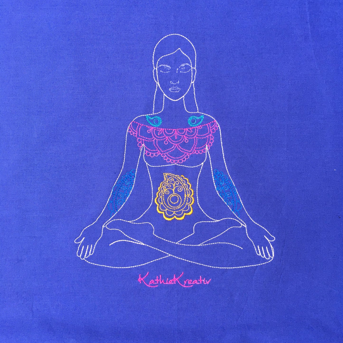 Stoffbeutel - Yoga Mendhi (Flieder)