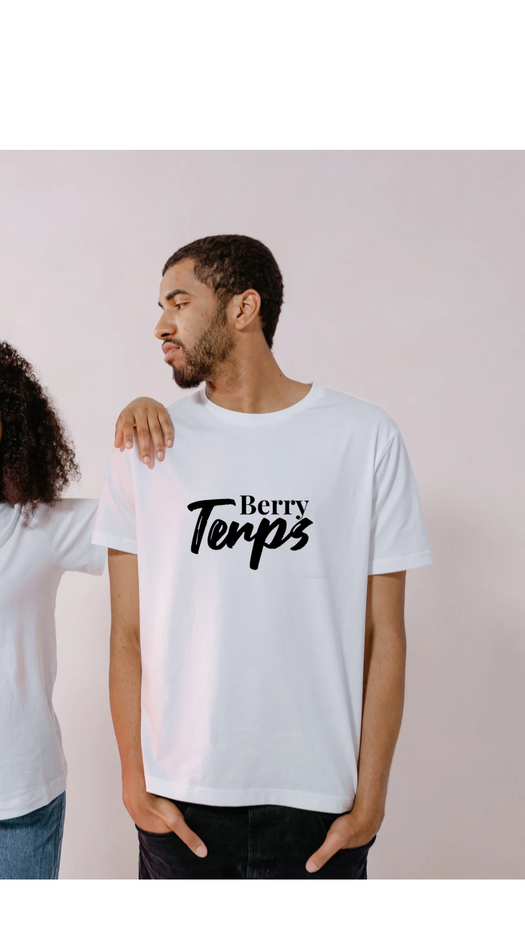 Shirt: Berry Terps Siebdruck weiß|UNISEX