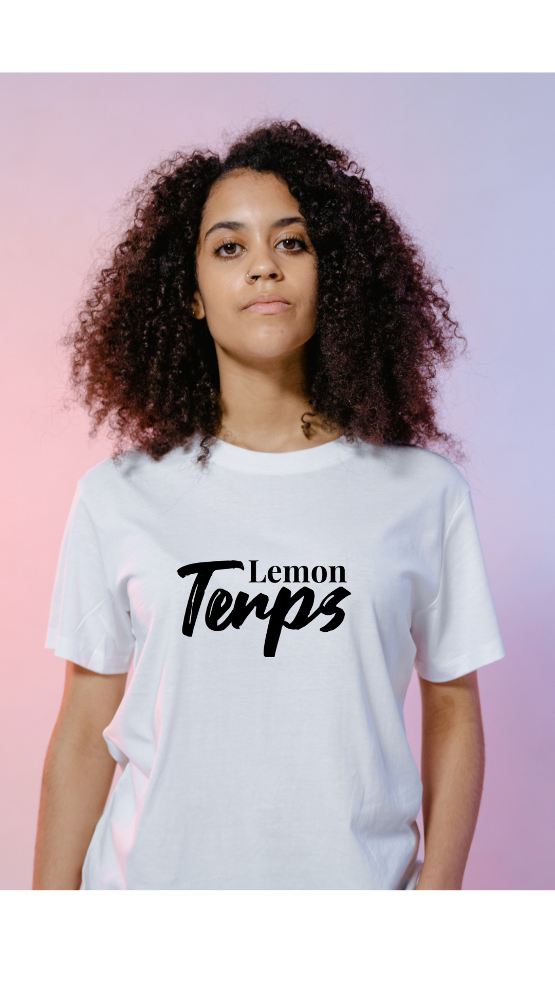 Shirt: Lemon Terps Siebdruck weiß|UNISEX