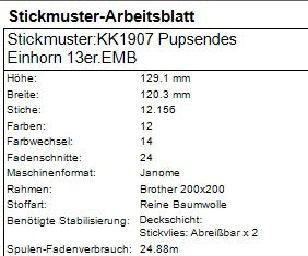 SD: Einhorn Rakete 13er