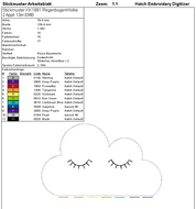 SD: RegenbogenWolke Appli 13er