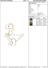 Laden Sie das Bild in den Galerie-Viewer, SD: Dino 1 Doodle Appli - 10er