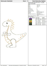 Laden Sie das Bild in den Galerie-Viewer, SD: Dino 1 Doodle Appli - 13er