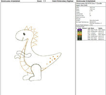 Laden Sie das Bild in den Galerie-Viewer, SD: Dino 1 Doodle Appli - 18er