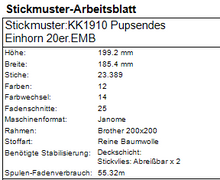 Laden Sie das Bild in den Galerie-Viewer, SD: Einhorn Rakete 20er