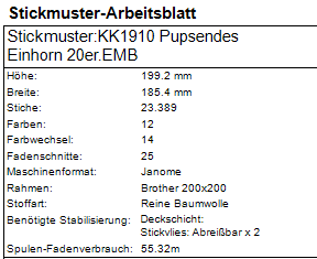 SD: Einhorn Rakete 20er