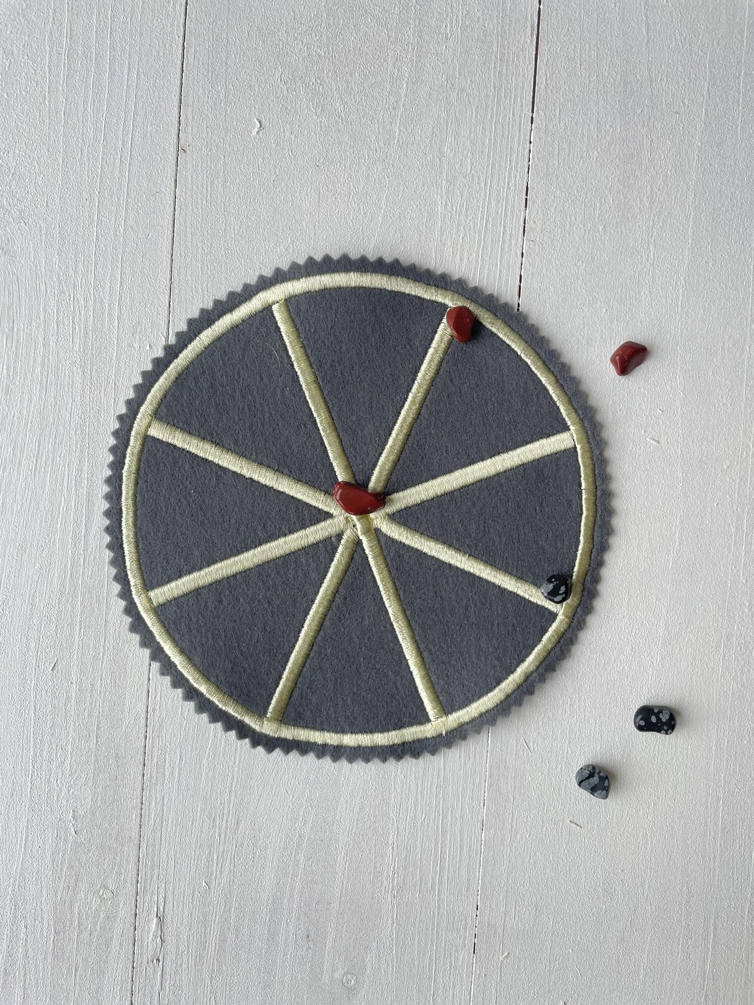 KathieKreativ_Spiel_Stickdatei_sticken_RadMühle_RundMühle_Mühle_Mu_Torere_Kinderspiel_Brettspiel_Spiel_Boardgame_spielen