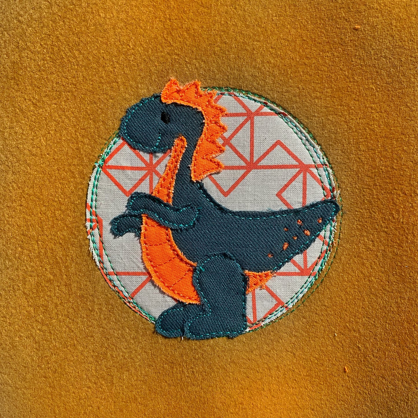 SD: Dino 1 Kreis Doodle Appli - 10er
