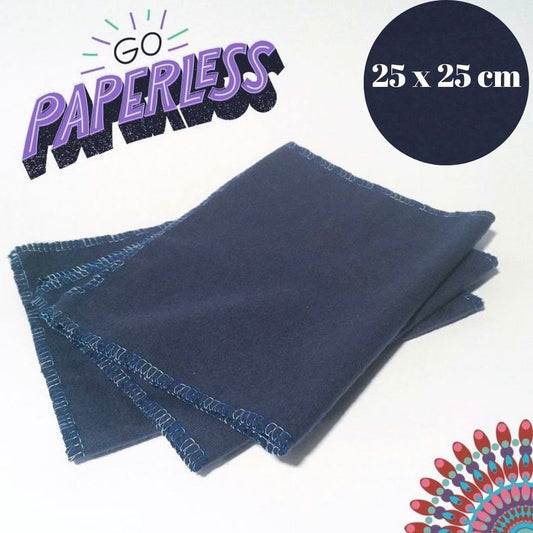 Küchenrolle waschbar 6er-Set FARBE WÄHLBAR (25x25cm) + Spende