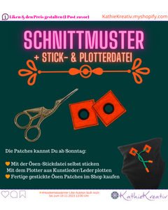 SM:🧣HoodieHalswärmer - 5in1 Schnittmuster + Lizenz