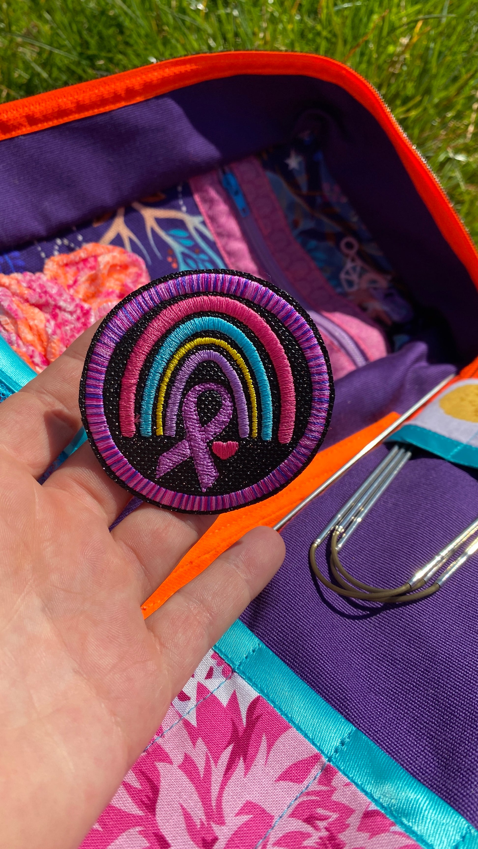 KathieKreativ_Regenbogen_Handmade_patch_Aufnaeher_Applikation_Stickdatei_sticken_naehen