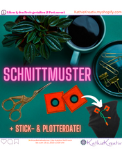 Laden Sie das Bild in den Galerie-Viewer, SM:🧣HoodieHalswärmer - 5in1 Schnittmuster + Lizenz