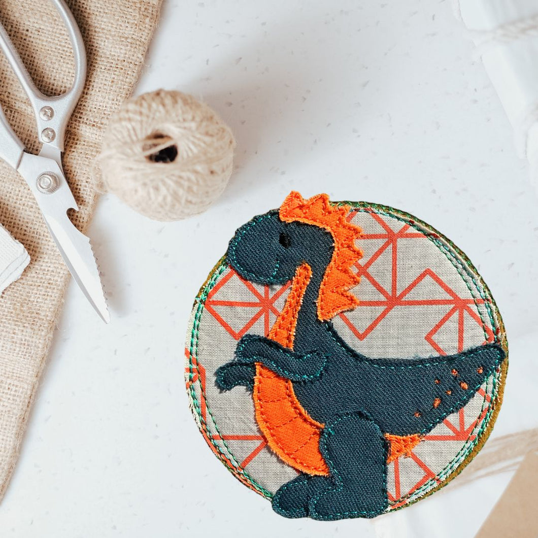 SD: Dino 1 Kreis Doodle Appli - 10er