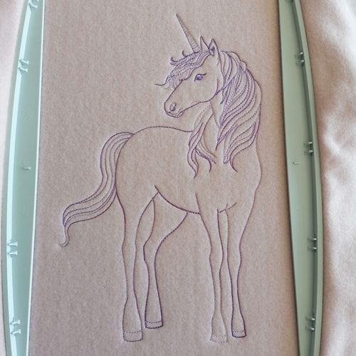 SD: Einhorn Redwork 2 - 17er