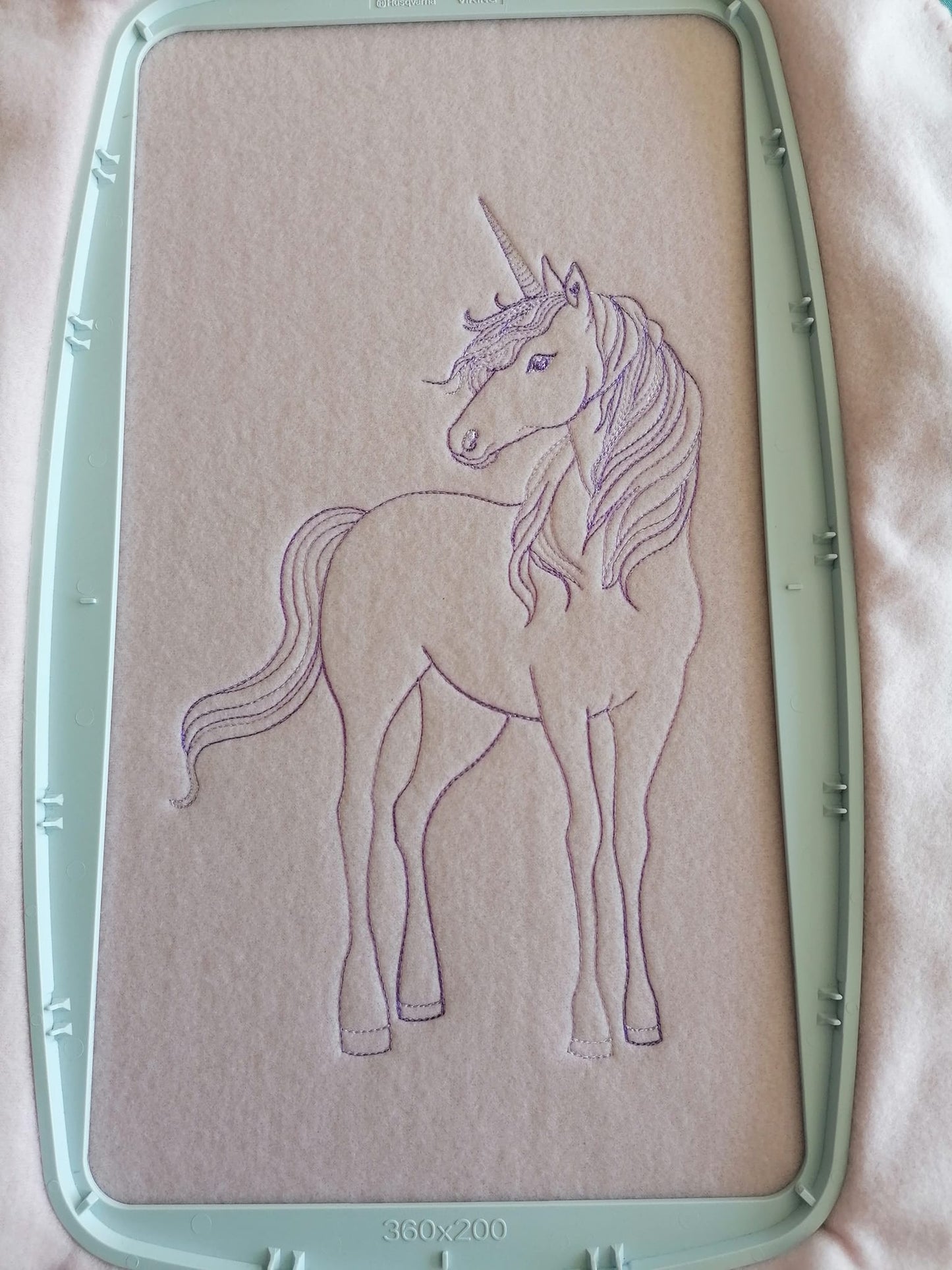 SD: Einhorn Redwork 2 - 18er