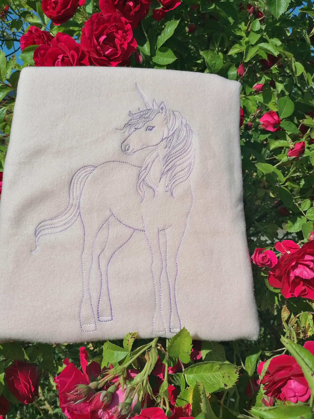 SD: Einhorn Redwork 2 - 13x20er