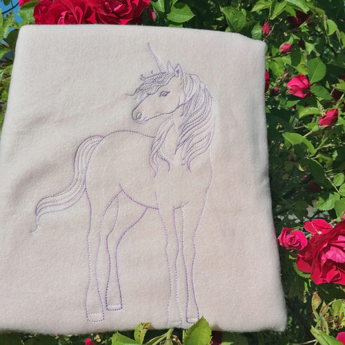 SD: Einhorn Redwork 2 - 24er