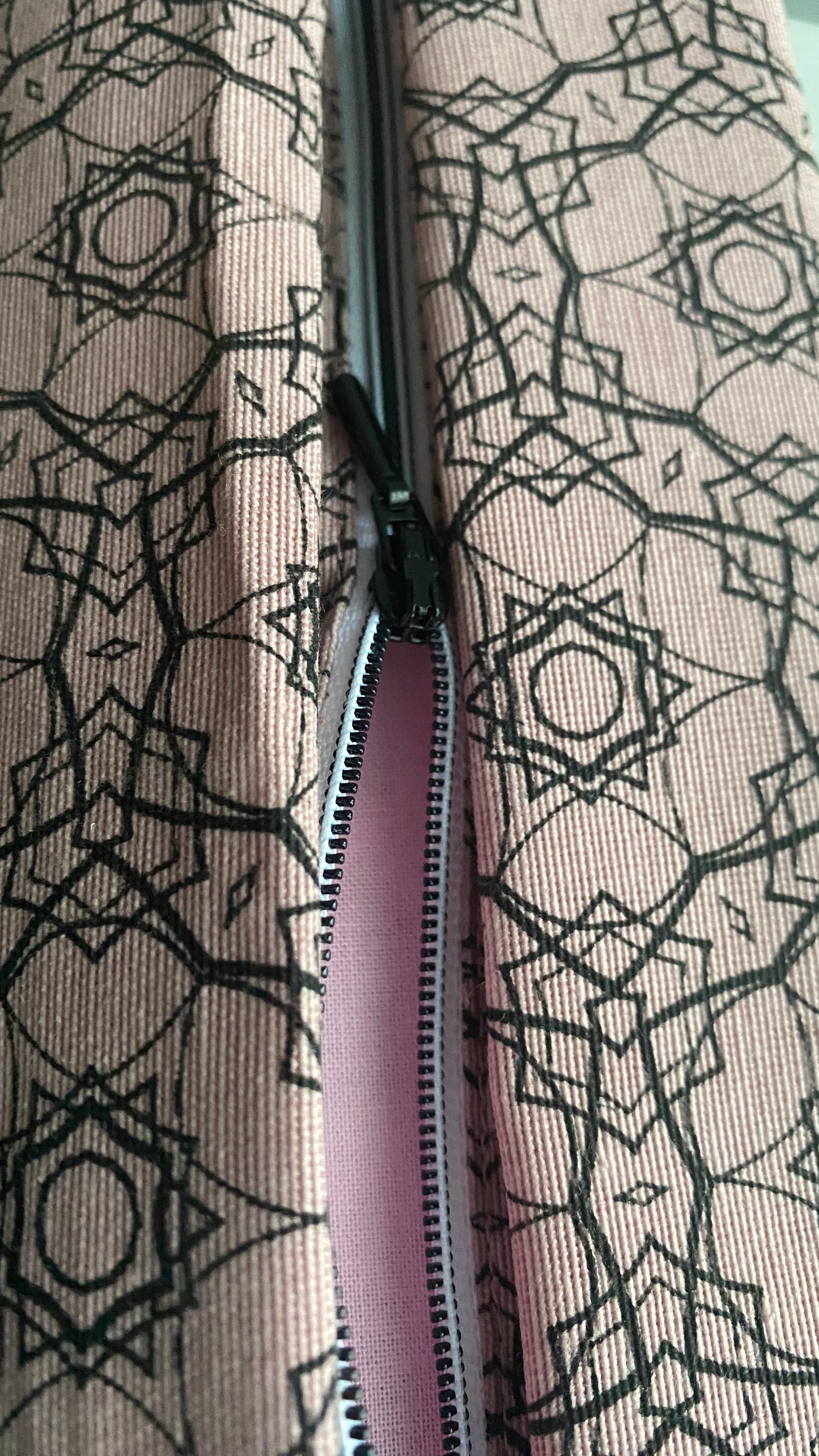 Pop Up Taschen - Geometrics - Rose (Unikat-Mini Serie) Innenstoff wählbar