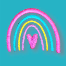 Laden Sie das Bild in den Galerie-Viewer, SD: Regenbogen Herz 4er