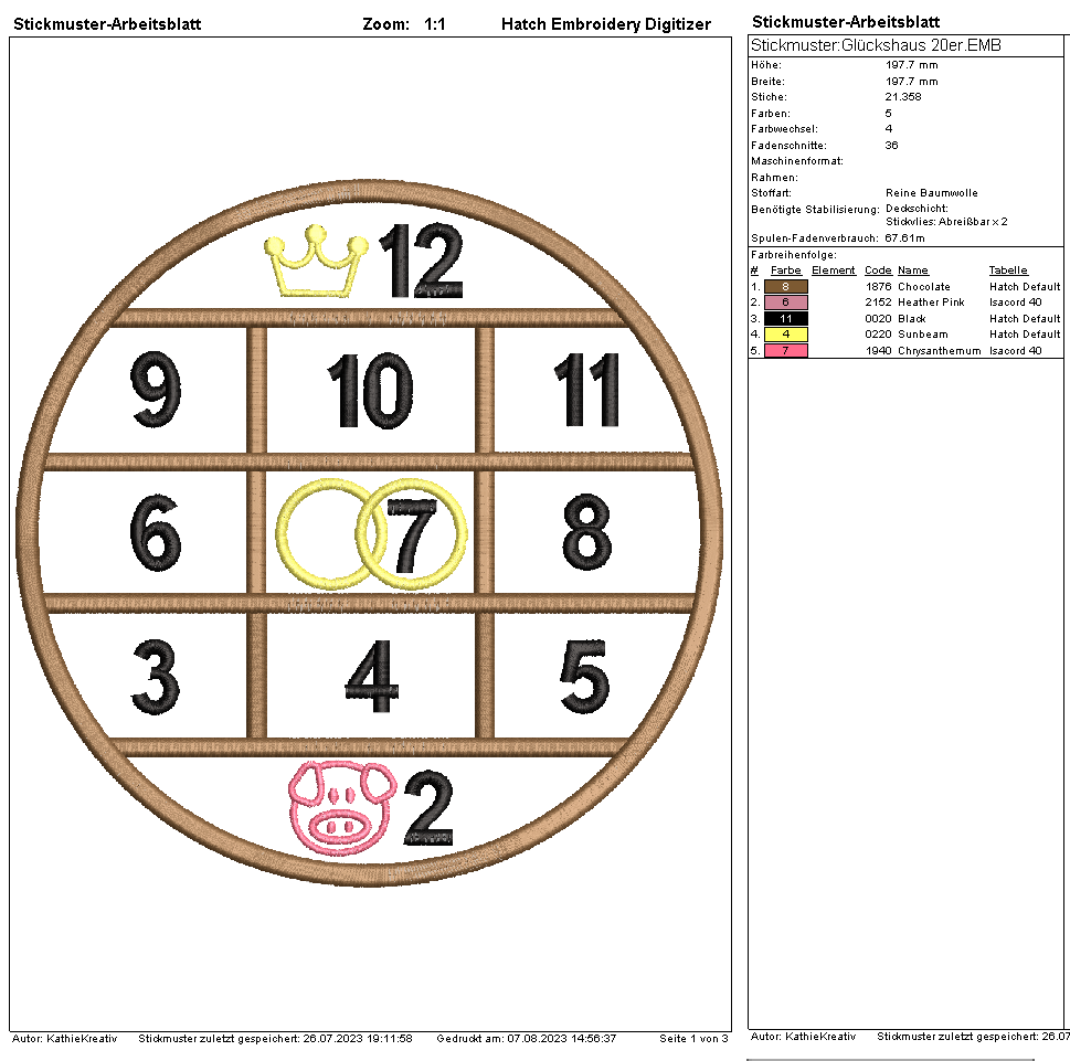 KathieKreativ_Spiel_Stickdatei_sticken_RadMühle_RundMühle_Mühle_Mu_Torere_Kinderspiel_Brettspiel_Spiel_Boardgame_spielen 