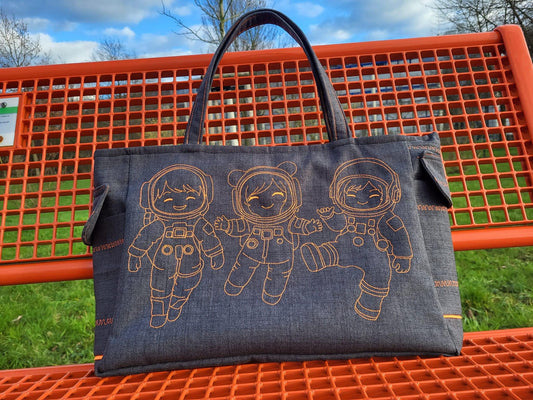 SD: Astronauten Trio Redwork 36er