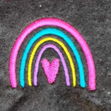Laden Sie das Bild in den Galerie-Viewer, SD: Regenbogen Herz 4er