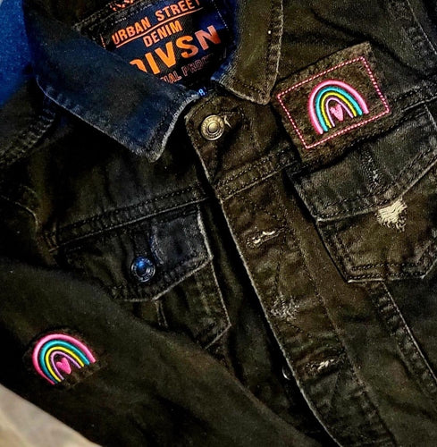 SD: Regenbogen Herz 4er