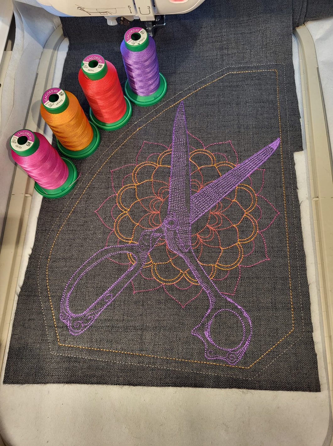 SD: Schere Doodle Mandala 26er