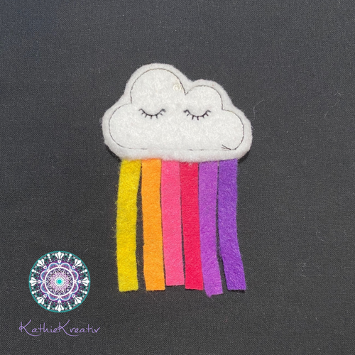 SD: RegenbogenWolke Appli 6er