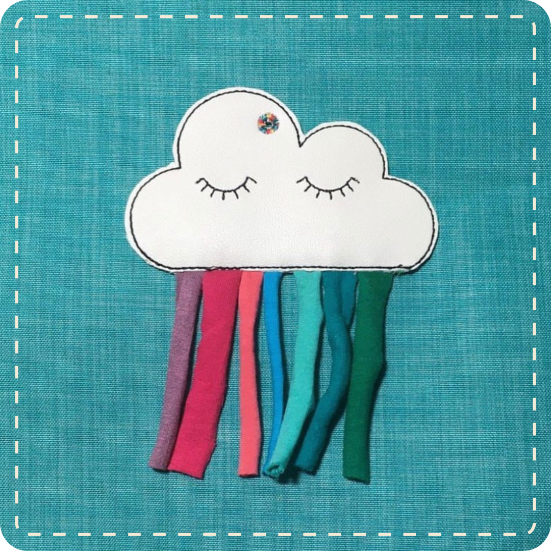 SD: RegenbogenWolke ITH Schlüsselanhänger 10er
