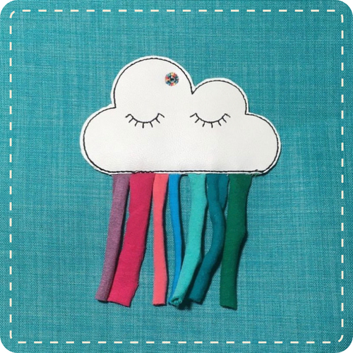 SD: RegenbogenWolke ITH Schlüsselanhänger 10er