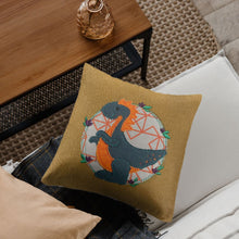 Laden Sie das Bild in den Galerie-Viewer, SD: Dino 1 Kreis mit Blumen Doodle Appli - 10er