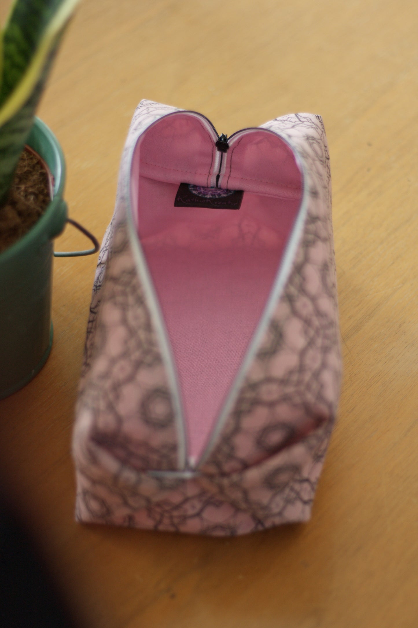 Pop Up Taschen - Geometrics - Rose (Unikat-Mini Serie) Innenstoff wählbar