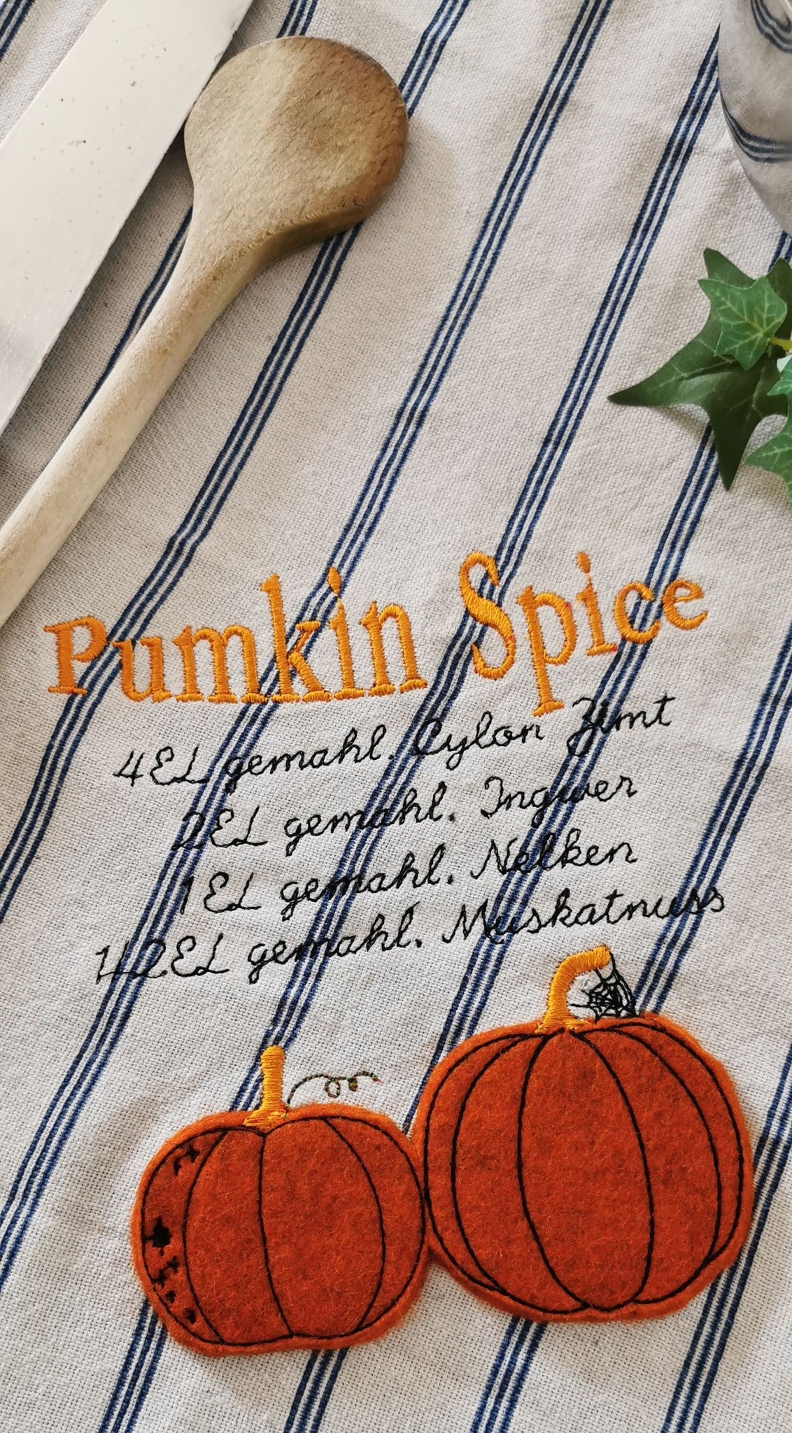 SD: PumpkinSpice Doodle Appli 15x17er