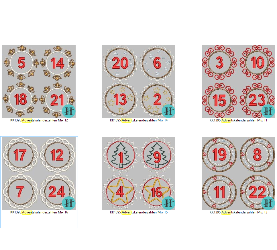 SD: Adventskalender Mix 20er