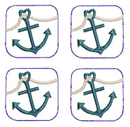 SD: Label Mini Anker mit Tau