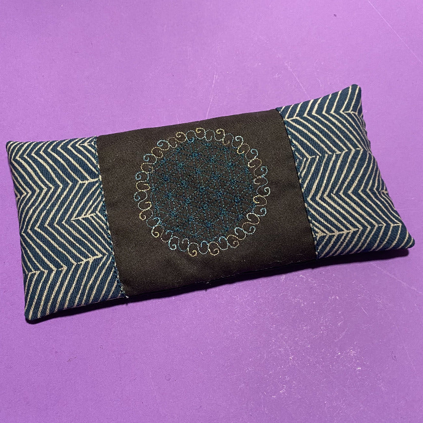 Yoga Augenkissen UNIKAT mit Amethyst (AK3)