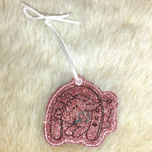 Laden Sie das Bild in den Galerie-Viewer, SD: (SET) Schweinchen Silvester (Redwork) 10er