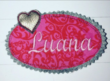 Laden Sie das Bild in den Galerie-Viewer, SD: Doodle Rahmen oval Herz