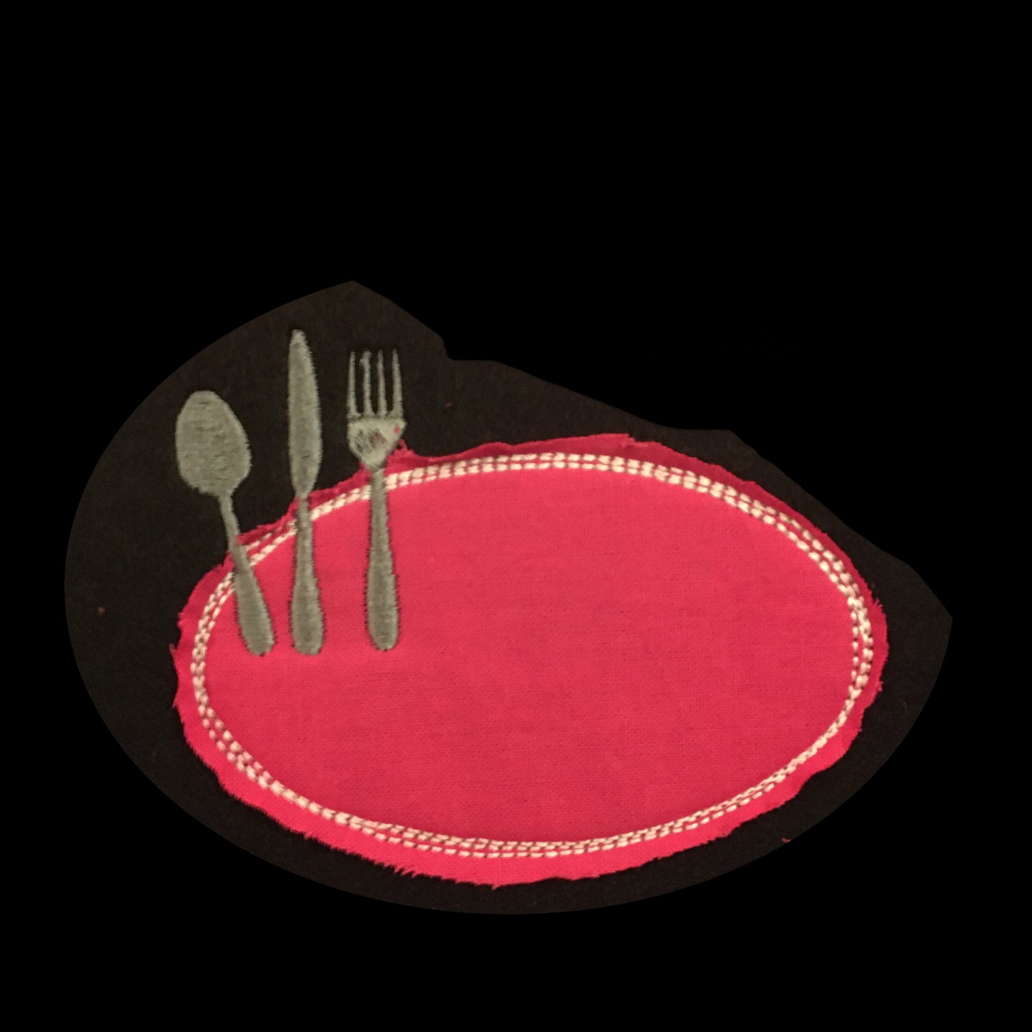 SD: Doodle Rahmen oval Besteck