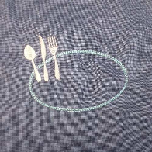 SD: Doodle Rahmen oval Besteck