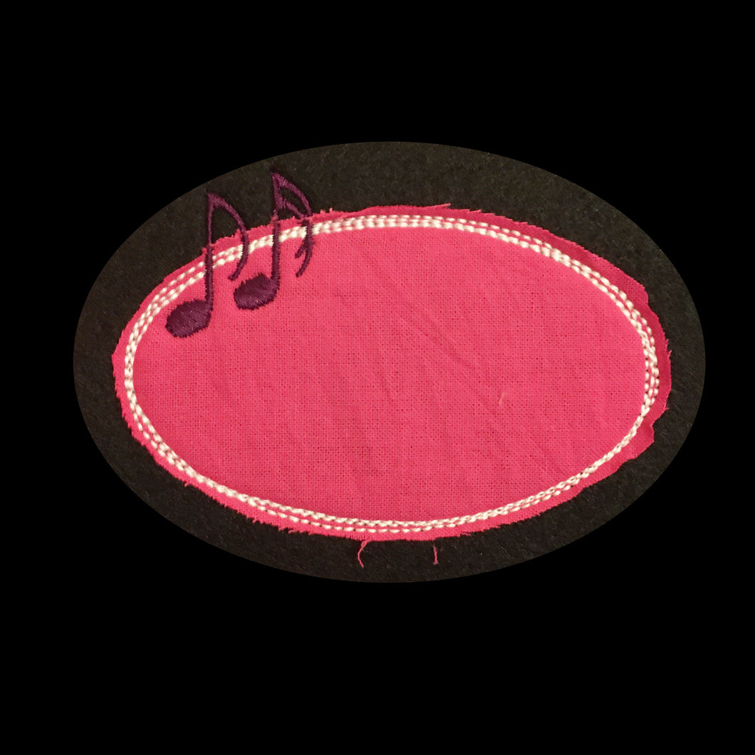 SD: Doodle Rahmen oval Noten