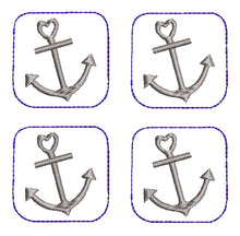 Laden Sie das Bild in den Galerie-Viewer, SD: Label Mini Herz Anker