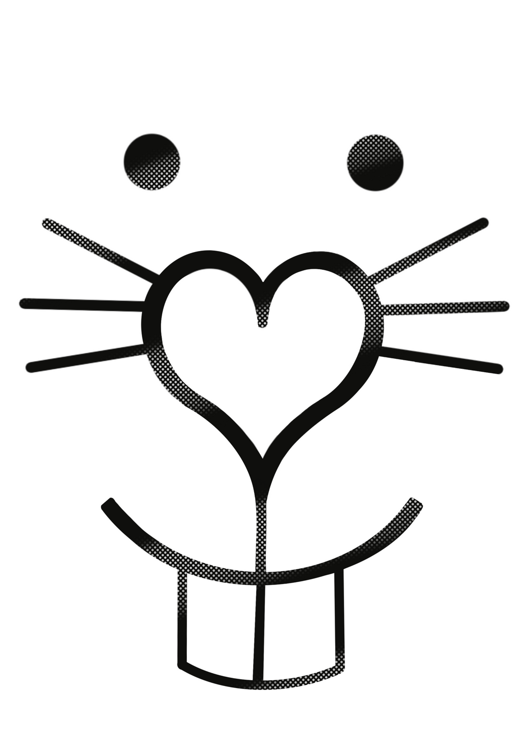 PD: Hasengesicht 1 Zähne